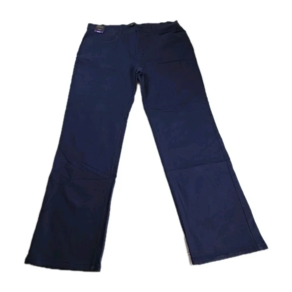 NEW Banana Republic Navy Blue Straight Leg 5 Pocket Pants Size 40x30‎